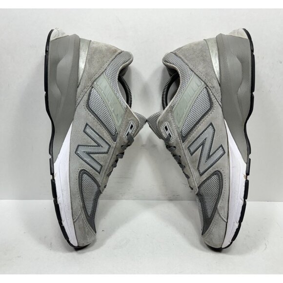 New Balance 990v5 Made In USA Castlerock Grey Men’s Size 9.5 Sneakers M990GL5 - Picture 7 of 10